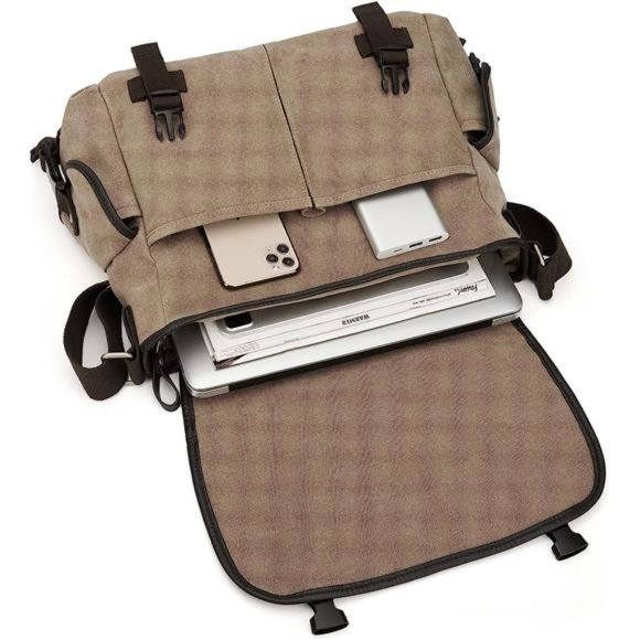 Messenger Bag Men,Waterproof Crossbody Bag,Satchel Shoulder Bag